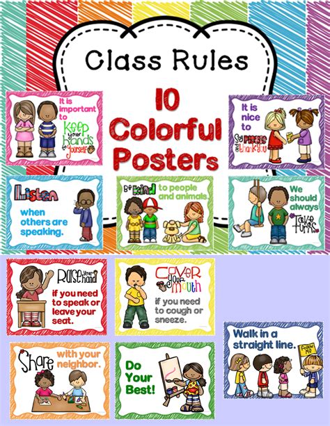 Class Rules | Class rules, Preschool classroom rules, Preschool class rules