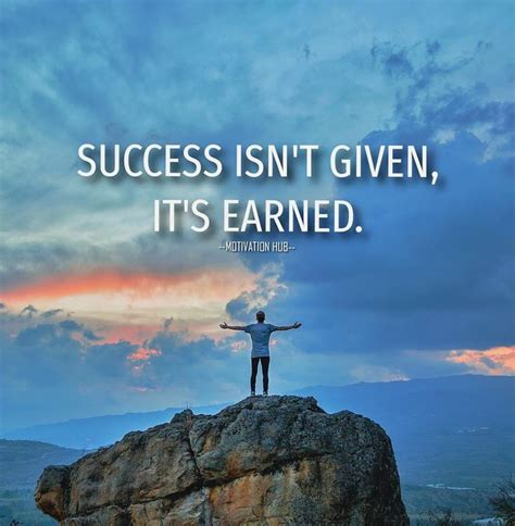 Success Isn't Given, It's Earned. in 2021 | Motivational quotes for ...