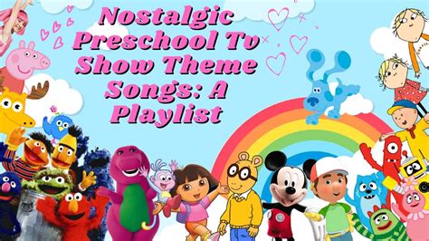 Nostalgic Preschool Tv Show Theme Songs || A Playlist w/ Playground ...