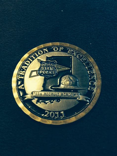 Indiana State Police | Police challenge coins, Indiana police, Police