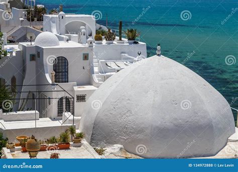 View To Houses of Old Medina of Hammamet Stock Photo - Image of maghreb ...