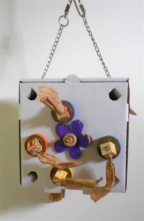 Foraging Box, Bird Toy, Parrot Toy by GrahamsParrotToys on Etsy | Bird toys, Diy bird toys, Diy ...