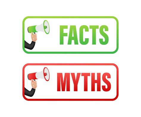 Myths facts. Facts, great design for any purposes. Vector stock ...