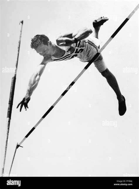 BOB RICHARDS (1926- ). /nRobert Eugene Richards. American athlete. Richards competing in the ...