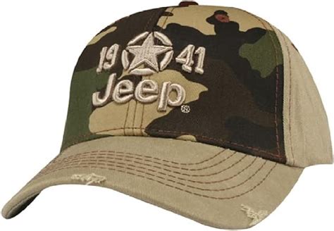 Amazon.com: Jeep 1941 Camo Cap: Clothing