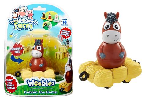 Weebledown Farm Weeble Wobble Action Toy Figures With Mini Vehicles | eBay