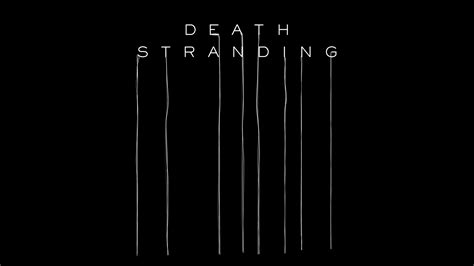 Death Stranding Logo UHD 4K Wallpaper - Pixelz.cc