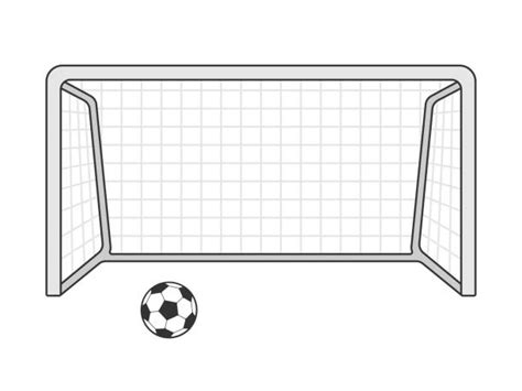 Soccer Goal Vector Black And White Soccer Goal Clipart Transparent PNG 980x980 Free Download On ...