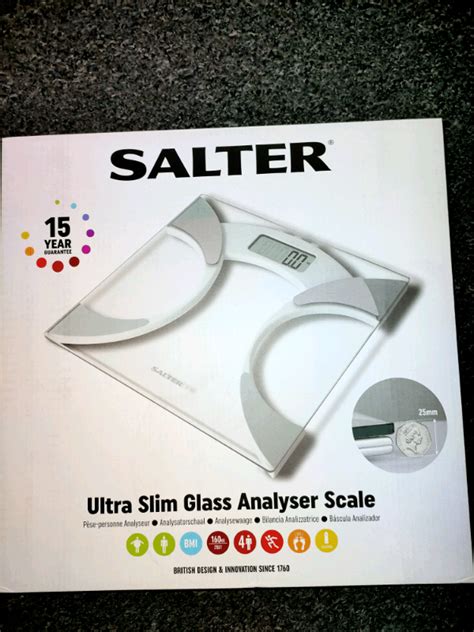 Salter Digital Bathroom Scales Instructions / Salter Ultra Slim Analyser Bathroom Scales ...