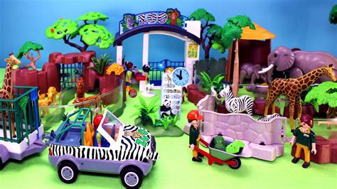 Playmobil Zoo Animals Playsets - YouTube