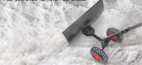 The 10 Best Snow Shovel with Wheels in 2021 Reviews | Buying Guide