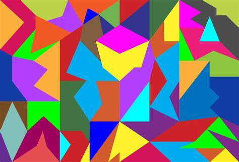 Pop art polygon design with modern colorful or digital graphic. 5927926 Vector Art at Vecteezy