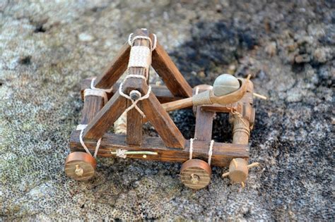 Handmade WORKING mini desktop catapult | Etsy