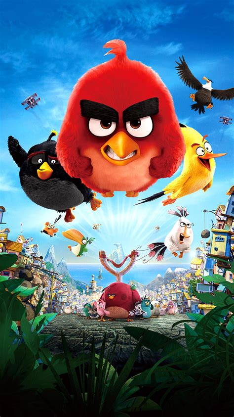 The Angry Birds Movie (2016) Phone Wallpaper | Moviemania | Angry bird pictures, Angry birds ...