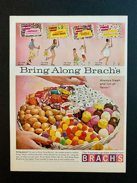 Vintage Candy Ads Several Styles 1950s and 1960s - Etsy