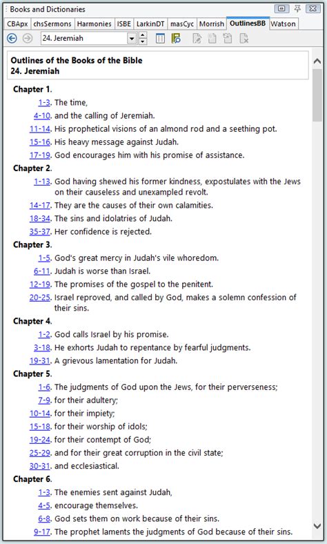 the book of jeremiah outline – outline of jeremiah by chapter – Aep22