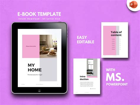 eBook Template - PowerPoint Template ~ Brochure Templates ~ Creative Market