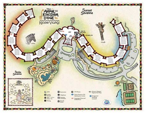 Animal Kingdom Resort Kidani Village Map | Magical Journeys