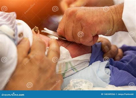 Jewish Bris Ceremony. Old Jewish Rite of Circumcision Close Up Stock Photo - Image of tradition ...