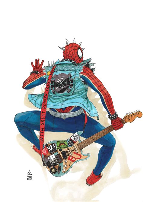 Spider-Punk by Win Dolores : r/ImaginaryMarvel