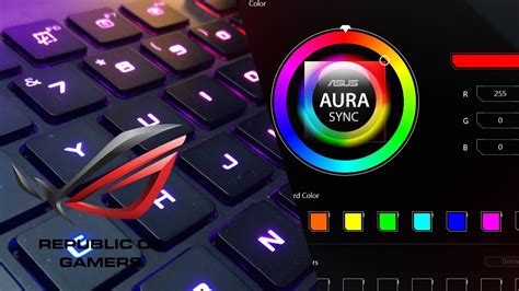 aura sync and RGB lighting on ASUS strix scar 15 ( part 1 ) - YouTube