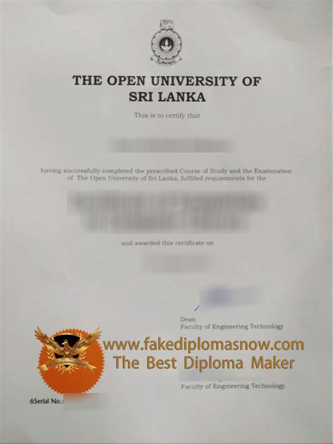 Can I get a realistic Open University of Sri Lanka degree