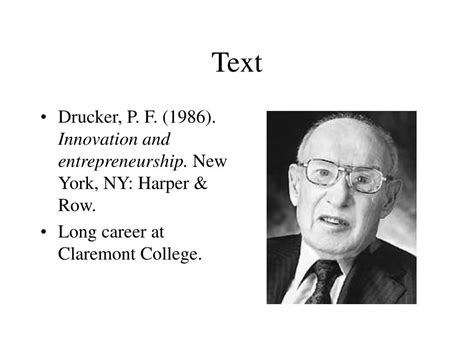 PPT - Innovation and Entrepreneurship by Peter F. Drucker PowerPoint ...