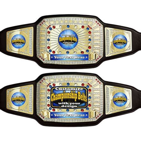 Create Your Own Champion Award Belts