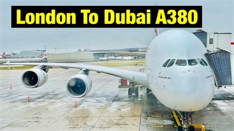 London Gatwick to Dubai | A380 - YouTube