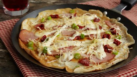 Savoury pancakes with ham and cheese recipe - BBC Food