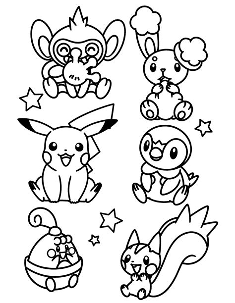 26 best ideas for coloring | Chimchar Pokemon Coloring Pages