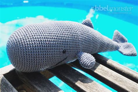 Amigurumi – Crochet Sperm Whale “Moby” Crochet Yarn, Crochet Toys, Crochet Stitches, Amigurumi ...