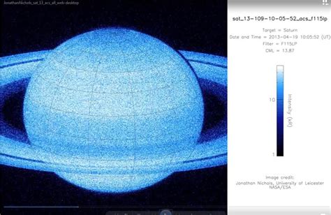 Saturn Auroras From Hubble | NASA Solar System Exploration