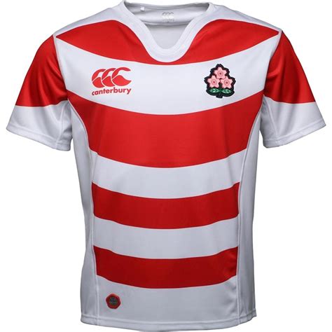 Buy Canterbury Mens Japan Rugby VapoDri Home Pro Jersey White