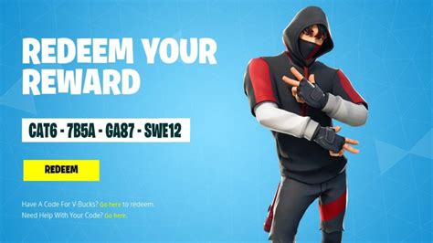 Fortnite Redeem Codes for Skins, Outfits, and V-Bucks (September 2024)