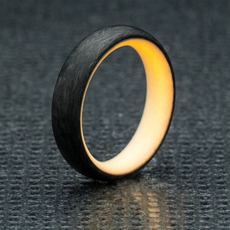 Forged Carbon Fiber Glow Ring by Carbon 6 - Carbon6