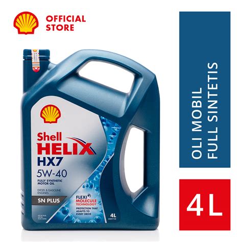 Jual Shell Helix HX7 5W-40 Oli Mobil [4L] di Seller JasutraMotor OfficialStore FBB - Kab. Bekasi ...