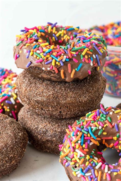 Chocolate Donuts With Sprinkle Recipe Pictures, Photos, and Images for ...