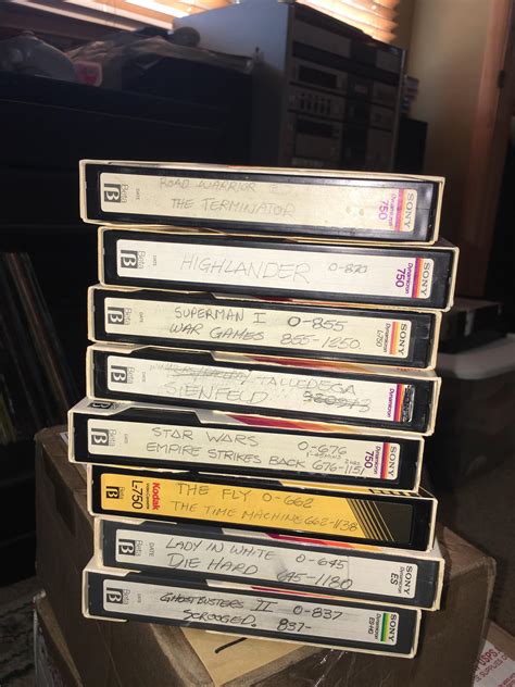 Betamax tape collection begins : r/Betamax