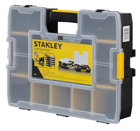 Stanley Tool Box Organizer Storage Keep Small Parts Hand Tools Side Lock Latches | eBay