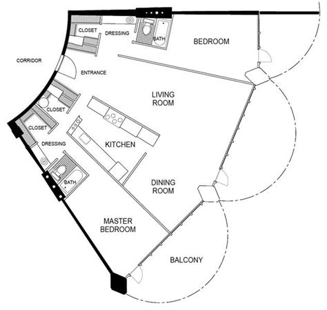 AD Classics: Marina City / Bertrand Goldberg | Marina city, City condo, Condo floor plans