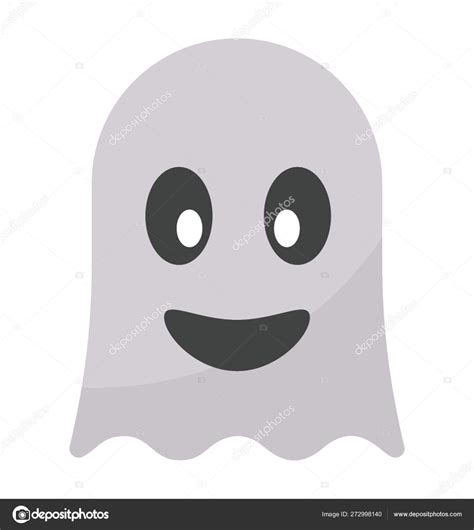 Smiley Ghost Emoji Stock Vector Image by ©vectorspoint #272998140