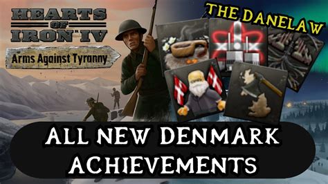 ALL DENMARK ACHIEVEMENTS - HOI4 Arms Against Tyranny - YouTube