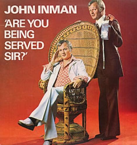 John Inman 'Are You Being Served Sir?' UK vinyl LP album (LP record) (223475)