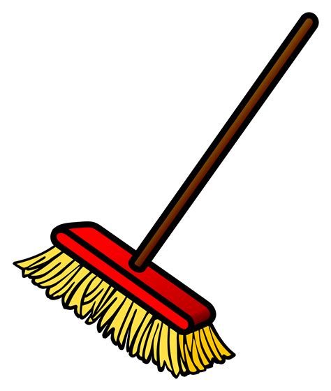 Clipart - broom - coloured