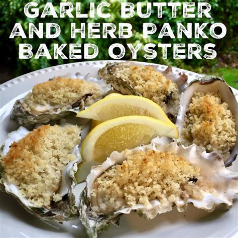 Garlic Herb Butter Panko Baked Oysters – OlympiaSeafood