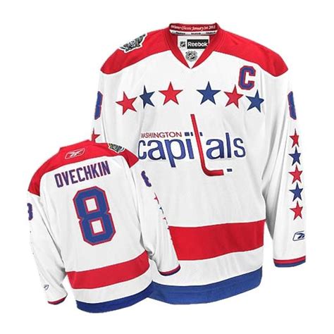 Alex Ovechkin Washington Capitals Reebok Men's Authentic Third Jersey ...