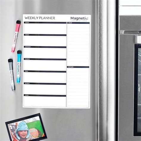 Weekly Planner Whiteboard - Magnetic Innovations