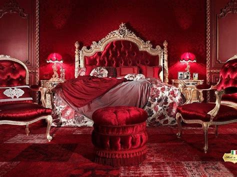 ERMES-bedroom-01 | Bedroom red, Red bedroom design, Luxury bedroom design