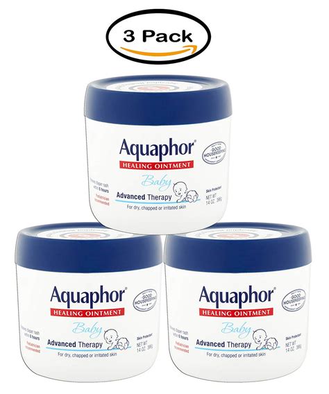 Aquaphor Baby Healing Ointment, Advanced Therapy 14 oz (Pack of 3 ...